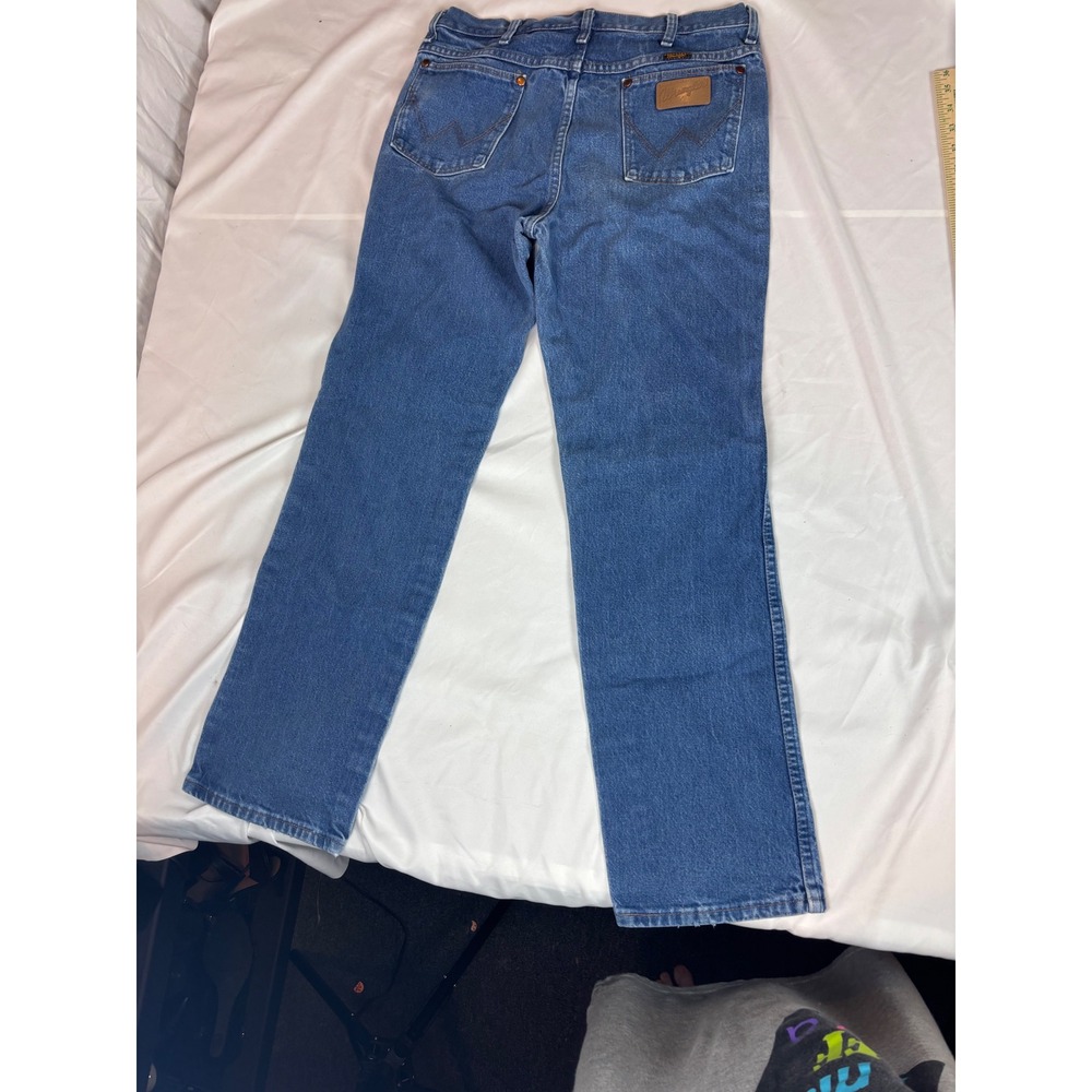 Wrangler Cowboy Cut Relaxed Fit Jeans Mens 34x32 Medium Wash Blue 936PWD Denim